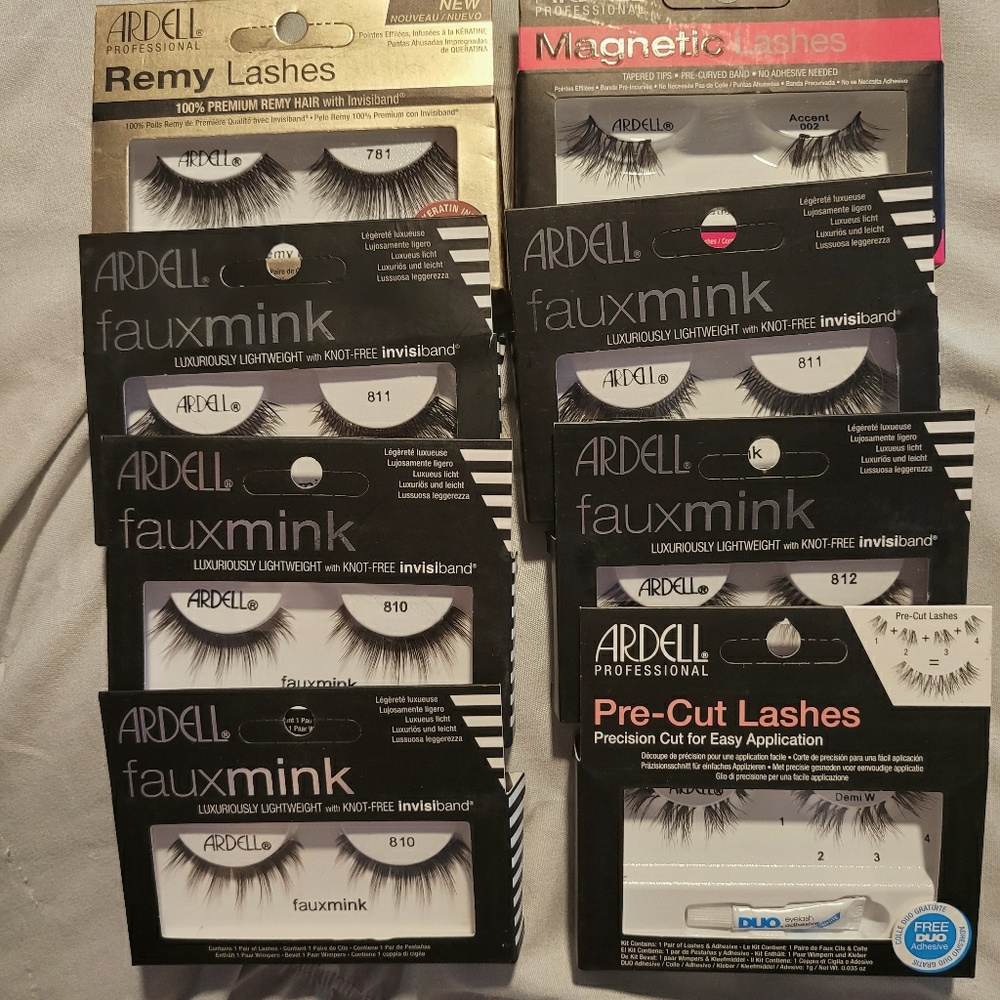 Lot of 8 Ardell lashes